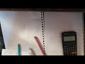 طريقة رسم منحنى دالة اي دالة عن طريق الآلة الحاسبة (الغير مبرمجة)