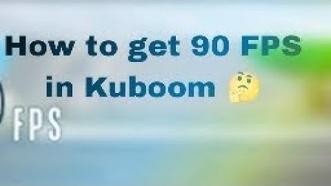 How to get 90 FPS in kuboom 🥲🤫 #Kuboom #Kuboom3d #FPS #FPSgames #KunboomlongVideo