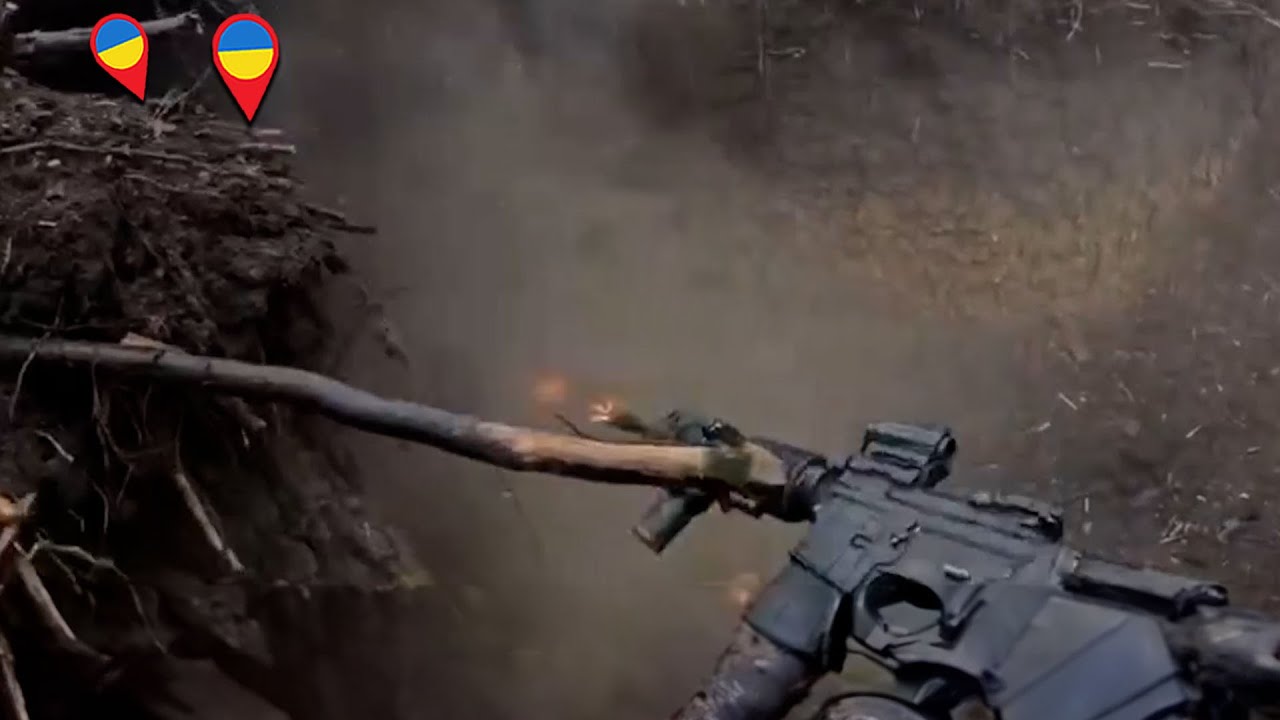 Ukraine Gopro Russians Ambush Ukrainian Trench at Extremely Close Range! GoPro Battle ...