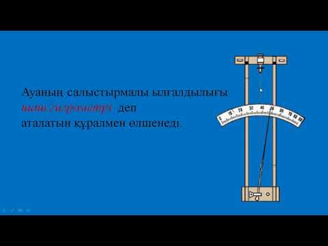 Бейне: Абсолютті және салыстырмалы ылғалдылық дегеніміз не