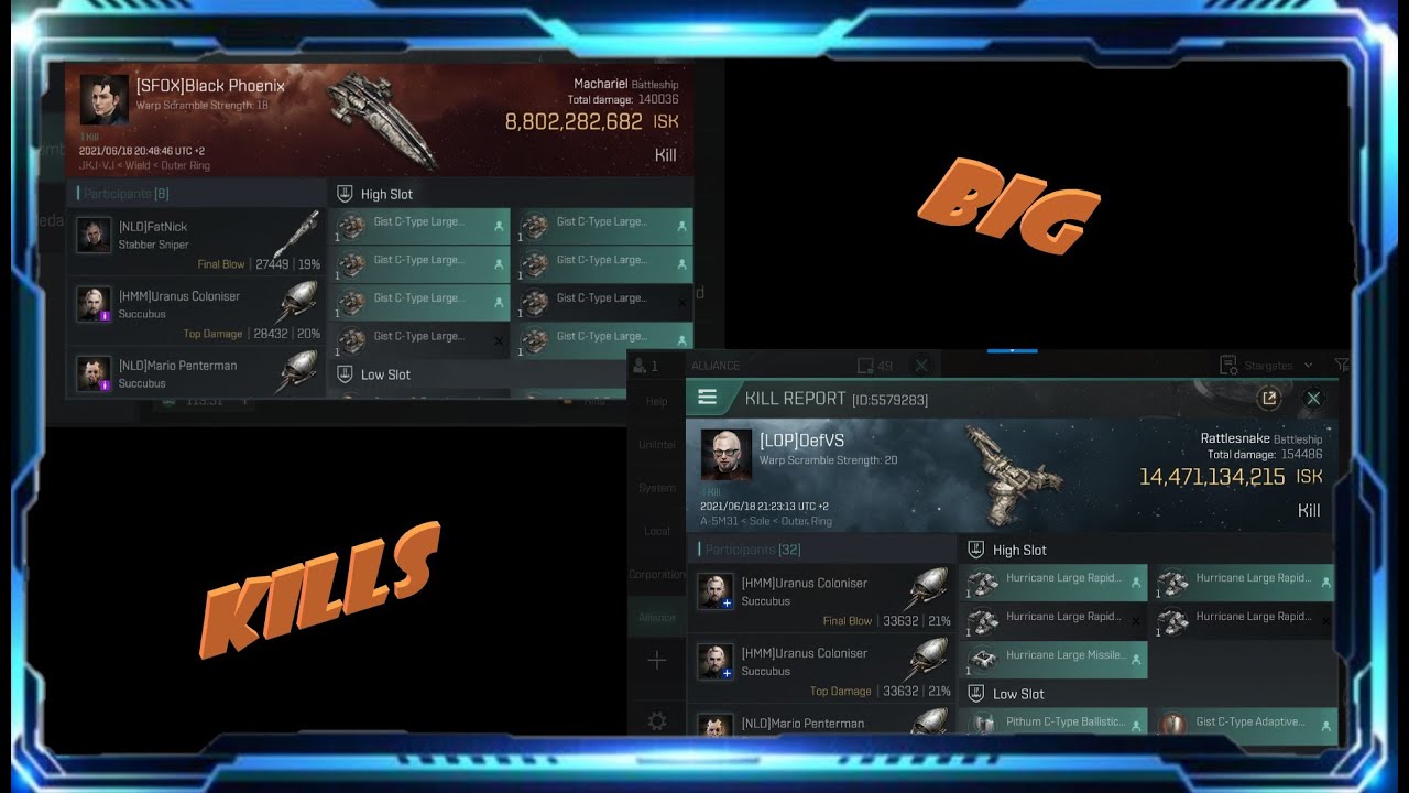 [Eve Echoes] Not 1, but 2 faction battleship kills (within 40 minutes, same roam)