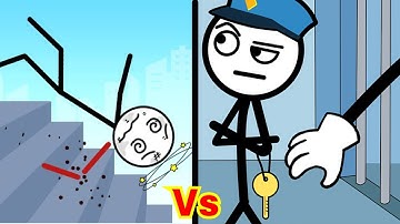 Ragdoll Break: Kick Loser Vs Thief Puzzle: To Pass a level - Satisfying ASMR Gameplay All Levels iOS