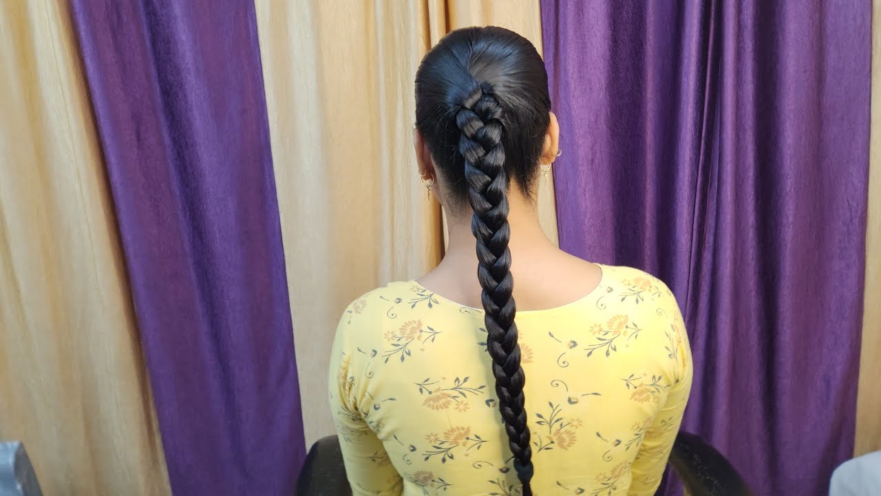 Sleek High Tight Braid On Oily Hair  || Doorway to Beauty