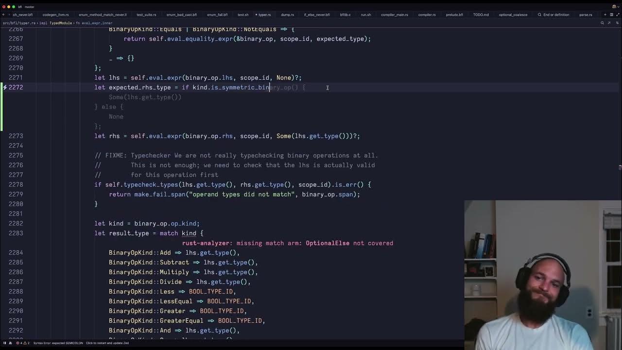 Building my own programming language - Syntax for optional values - YouTube