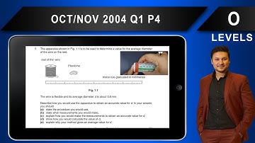 How to find out the diameter of thin wire (Oct/Nov 2004 P4 Q1)