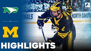 North Dakota vs Michigan | NCAA College Hockey | Highlights  March 29, 2024