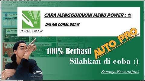 TUTORIAL COREL DRAW || CARA MENGGUNAKAN POWER CLIP