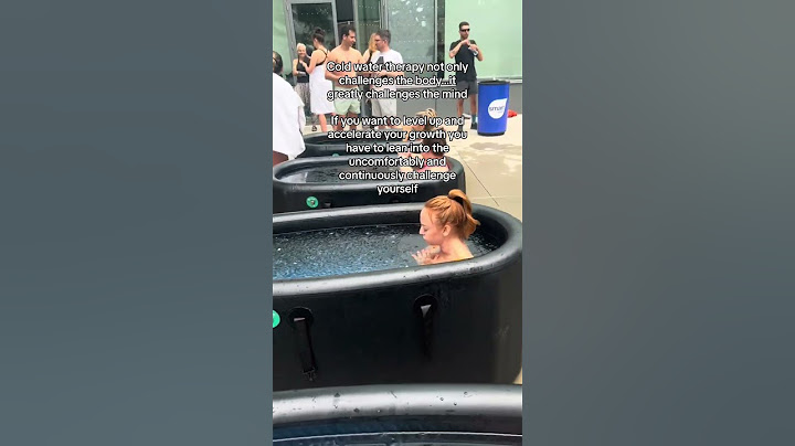 Cold water therapy | Mindset for success