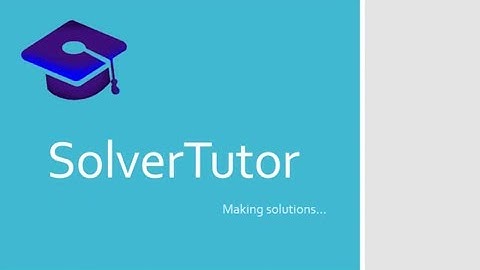 MyMathlab - SolverTutor