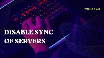 How To Disable Sync In Windows 11/10 || 2023