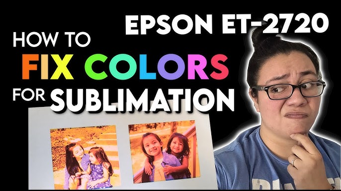 Epson ET-2720 SUBLIMATION PRINTER. EASY SETUP using Printer's Jack