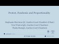 Protest Rights Webinar Series - Part 1: Protest, Pandemic and Proportionality