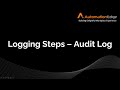 Logging - Audit Log