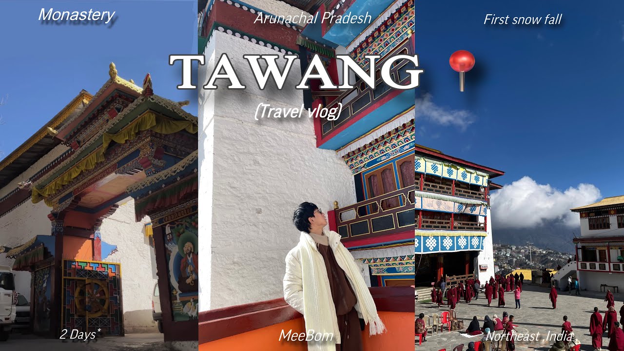 Tawang Travel Vlog ❄️ | Experiencing My First Snowfall + Hotel Room Tour | North East India