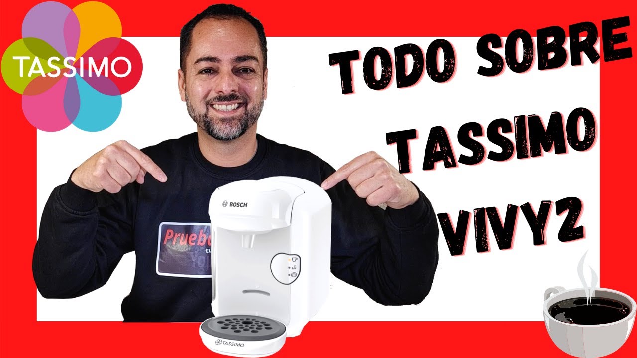 Bosch TAS1403 Tassimo Vivy 2 - Cafetera Multibebidas Automática de  Cápsulas, Diseño Compacto, color Rojo : Bosch: : Hogar y cocina