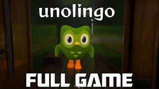 DUOLINGO HORROR GAME: Unolingo - Full Game Playthrough - No Commentary