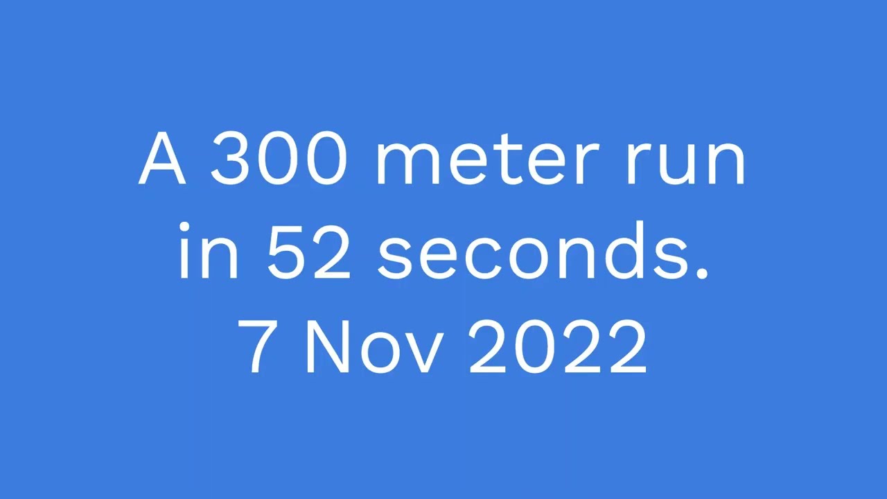 A 300 Meter Run YouTube A 300 Meter Run YouTube