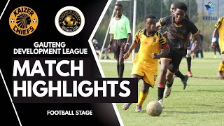 Highlights Kaizer Chiefs U17 Vs Future Of Africa U17 Gauteng Development League