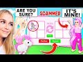 CATCHING SCAMMERS Who Would Do ANYTHING To Get LEGNENDARY NEON PETS In Adopt Me! (Roblox)