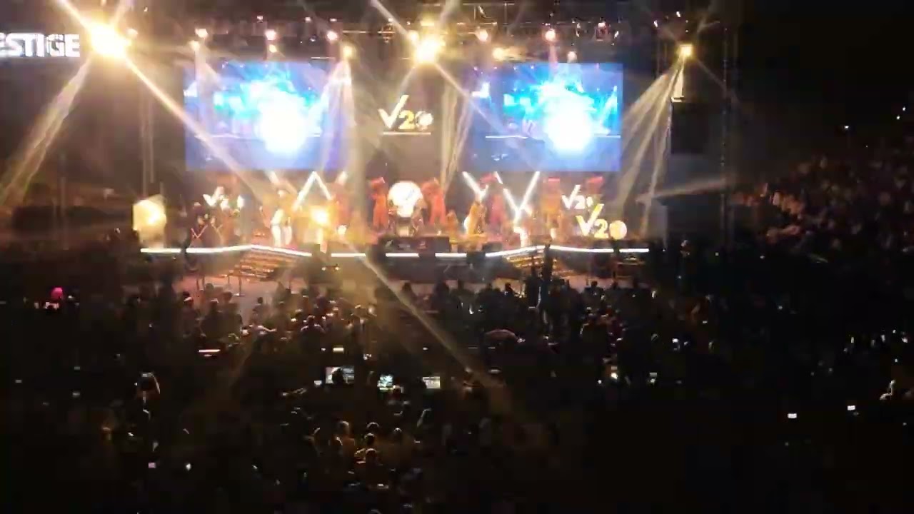 V20 celebration 🎊🎉 in thyagraj stadium 🏟️🏟️