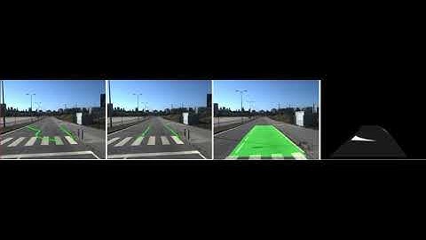 ROS Lane Detection Architecture - Experiment_3 (result) - 1 camera and 3 processor nodes