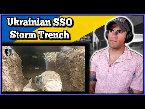 Marine reacts to Ukrainian Special Forces in Close Trench Combat