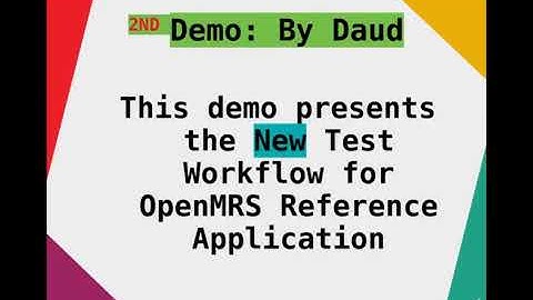 OpenMRS Showcase Quality Assurance BDD approach and Selenium automations