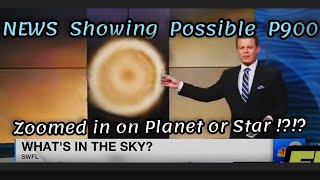 Real Footage (p900?)NEWS Acts Like its a UFO or just a  light in the sky