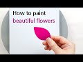 (454) A new way to paint beautiful flowers | Fluid Acrylic Pouring for beginners | Designer Gemma77