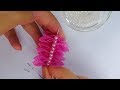 Hand Embroidery: Ribbon Work with pearl | ribbon embroidery tutorial