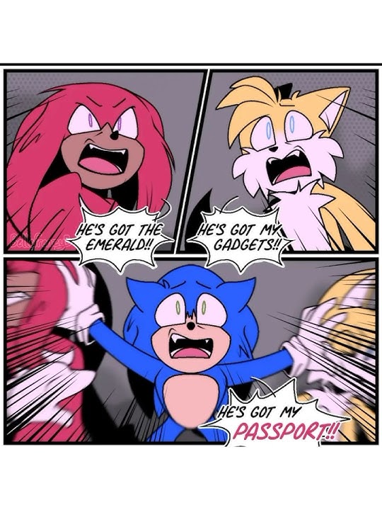 [Sonic loves latinas] Sonic Movie 3 Comic Dub