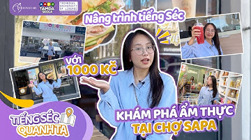 HỌC TIẾNG SÉC CÙNG TAMDA ŠKOLA VÀ MOONSTAR | TẬP 29: Khám phá ẩm thực tại chợ SAPA với 1.000 korun
