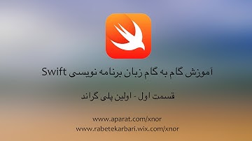 آموزش زبان برنامه نويسى سوئیفت Swift، قسمت اول -۱- اولین Playground