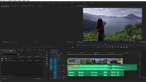 Adobe Premiere - Workspace overview