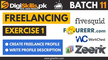 Digiskills Freelancing Exercise 1 Batch 11 Solution | Create Your Freelance Account