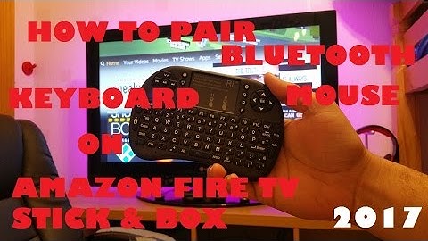 How to Pair Bluetooth Keyboard and Mouse with Amazon Fire TV Stick / Box Review