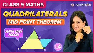 Quadrilaterals L- 4 |  Mid Point Theorem & Converse | Proof | Class 9 | Arsh Ma’am | BYJU'S