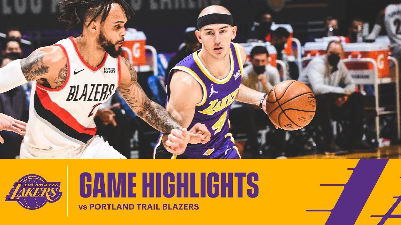 Highlights Los Angeles Lakers Vs Portland Trail Blazers Youtube