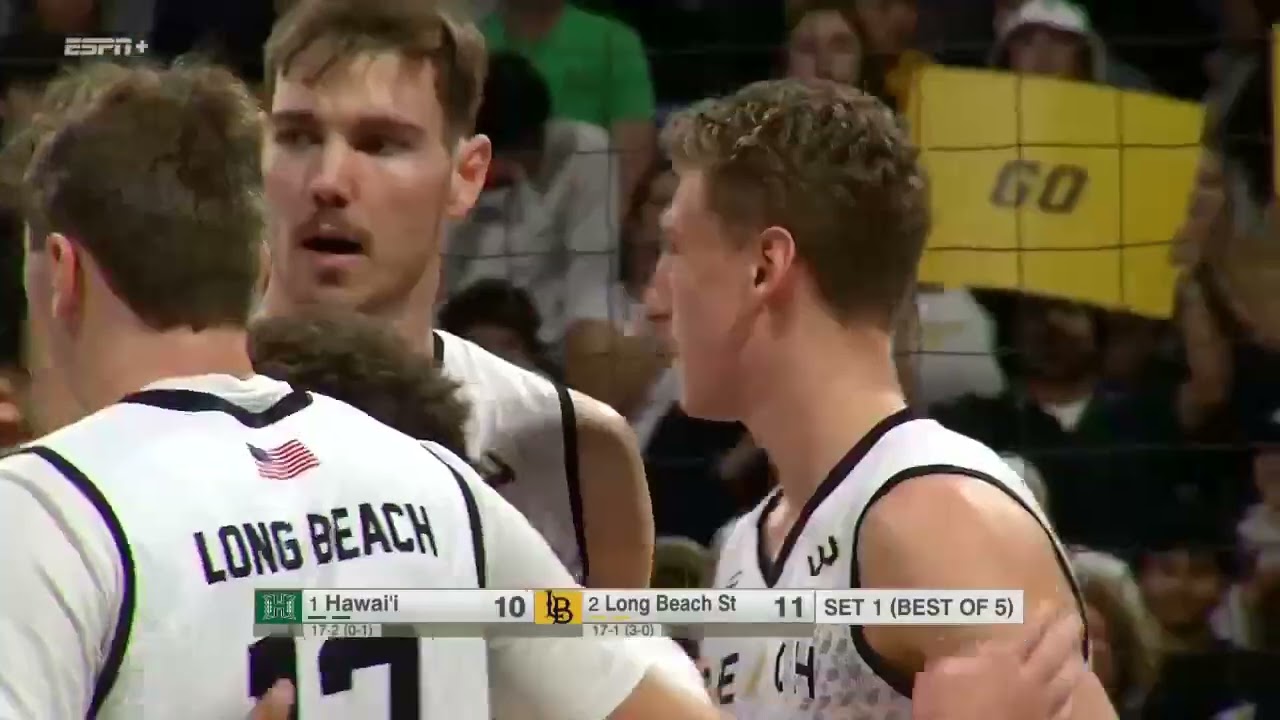 #1 Hawaii vs #2 Long Beach State | College Men Volleyball 03/16/2024