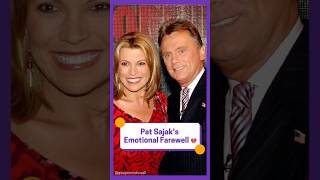 Pat Sajak's Emotional Farewell 💔🎡#reels #shorts