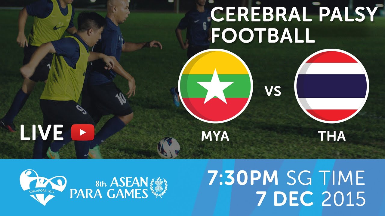 Cerebral Palsy Football Myanmar Vs Thailand Day Th Asean Para Games Cerebral Palsy Football Myanmar Vs Thailand Day Th Asean Para Games