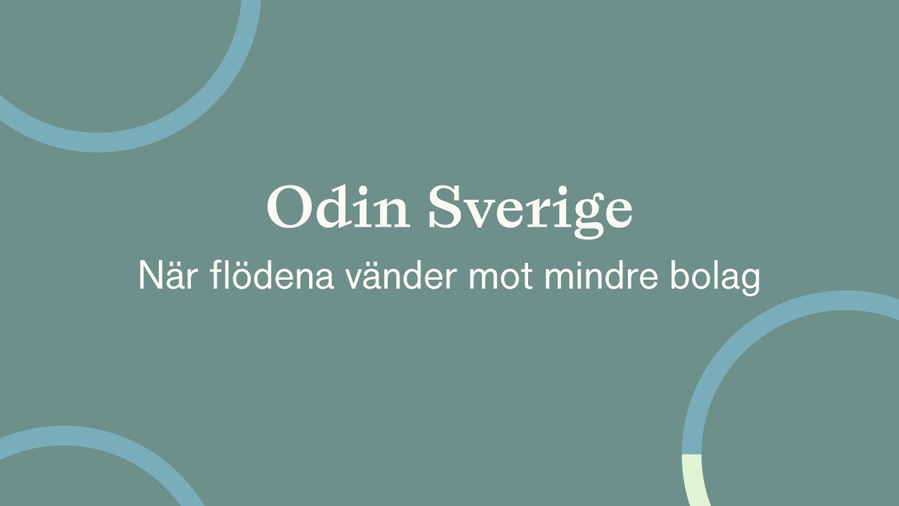 Förvaltarintervju Odin Sverige - när flödena vänder mot mindre bolag