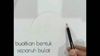 Melukis Topi - kesan cahaya dan bayang