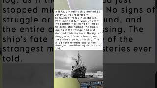 A whaling ship names SS Octavius was reportedly discovered frozen in Arctic ice in 1872 #ocean #fact