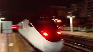 378次新自強號城際列車EMU(3000)型斗六站出站