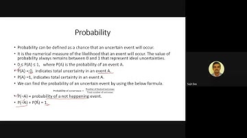 Probabilistic reasoning in AI