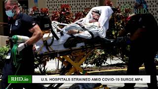 U S  hospitals strained amid COVID 19 surge