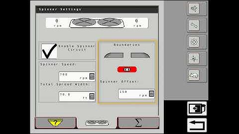 Spinner System Operations: RoGator/TerraGator New Leader Boundary Spread Operation