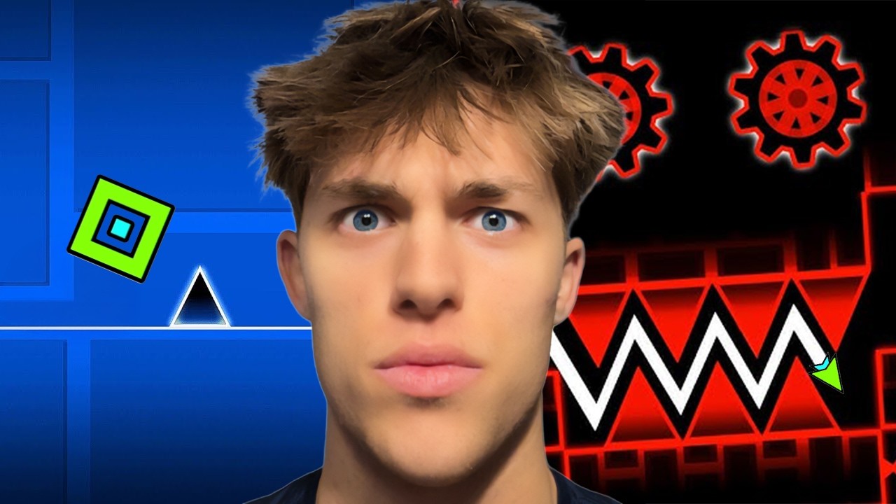 Reacting To How To Get Better At Geometry Dash - YouTube