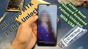 Oppo A11K, A12 CPH2083 Password, Pattern Lock Reset 1Click UMT